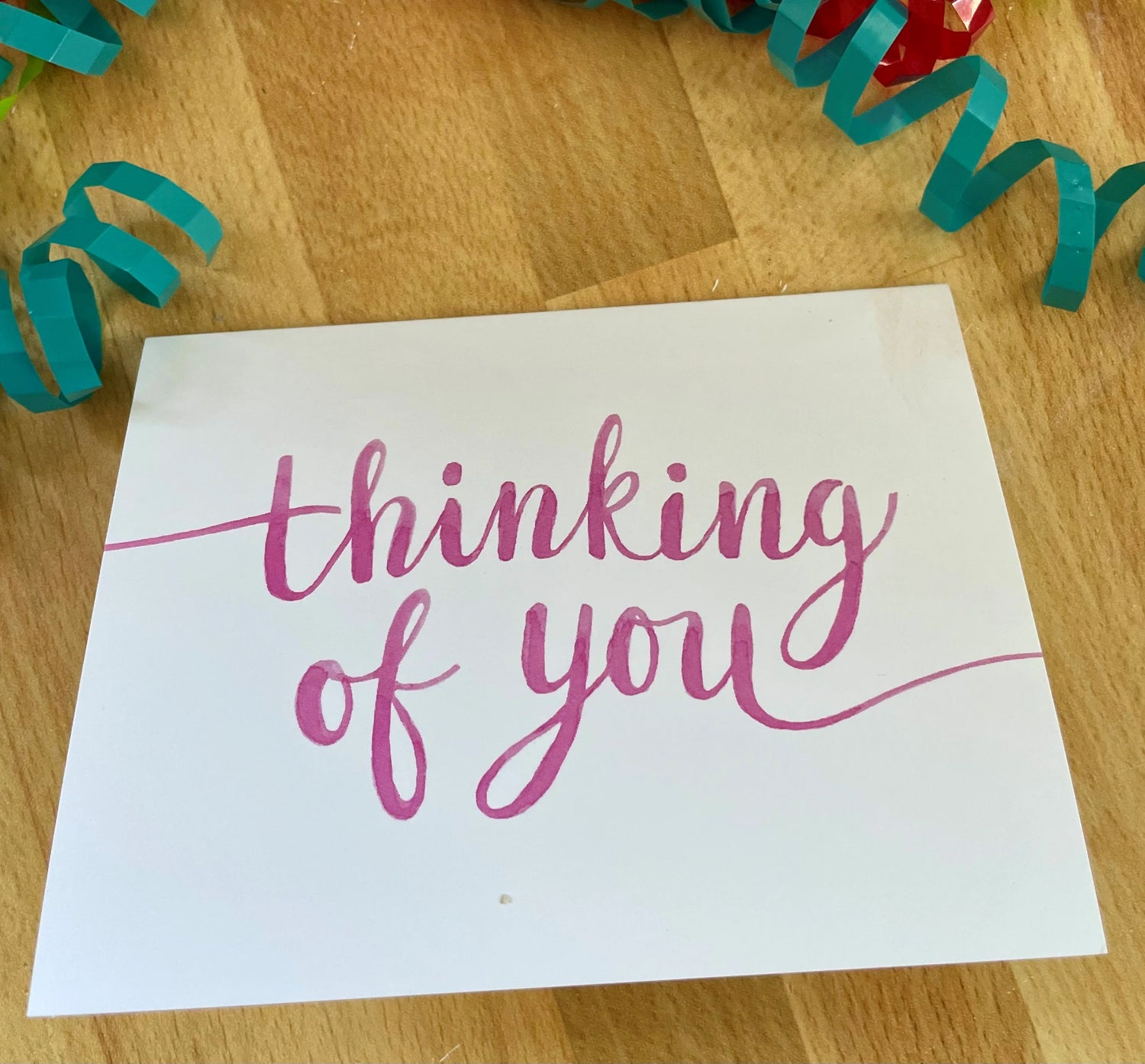 Enclosure Card for Gift Basket