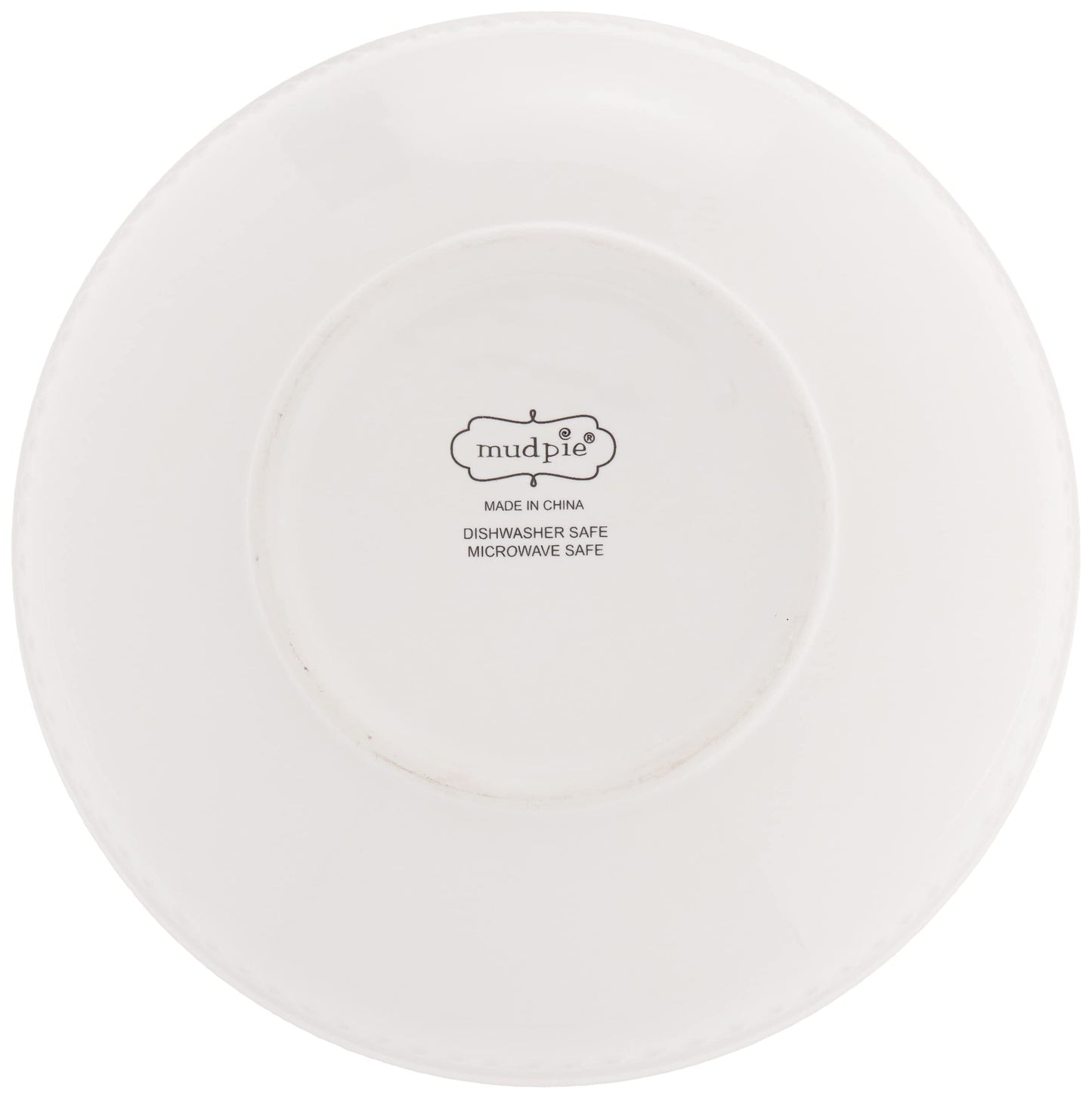Farmhouse Mashed Potato Serving Bowl and Spoon Set, White