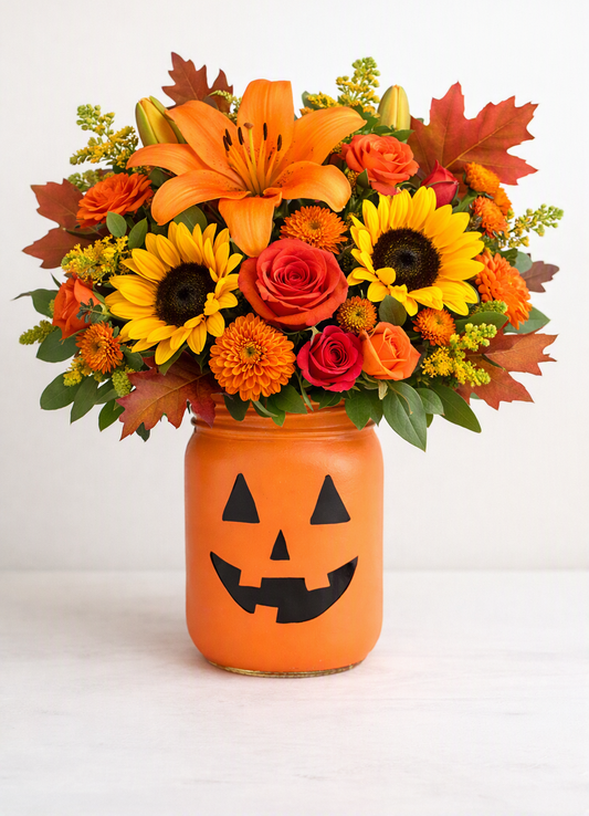 Jack‑O‑Lantern Joy Bouquet