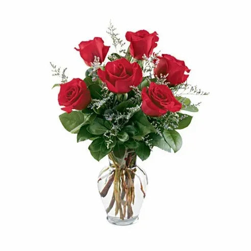 Half Dozen Rose Vase