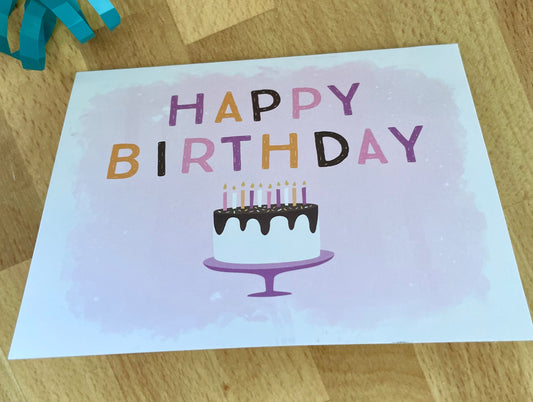 Happy Birthday Gift Card