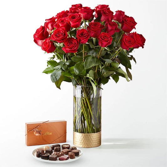 Velvet Roses and Chocolate Bliss
