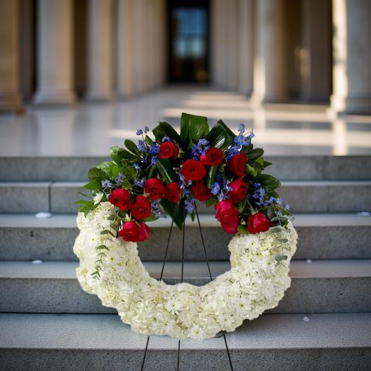 Patriot’s Farewell Funeral Wreath