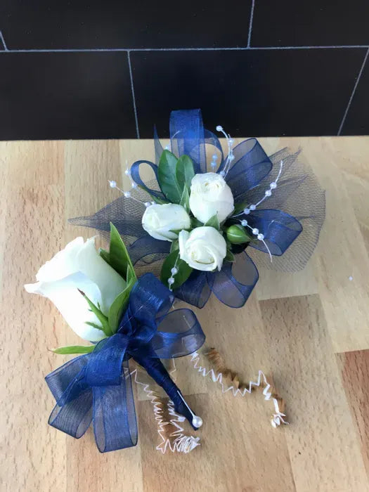 Corsage and Boutonniere Set